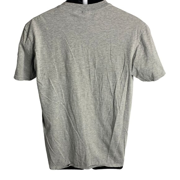 Sick Boardshop Crewneck T Shirt L Grey Short Sleeve Logo Graphic Skate Cotton - Picture 4 of 6